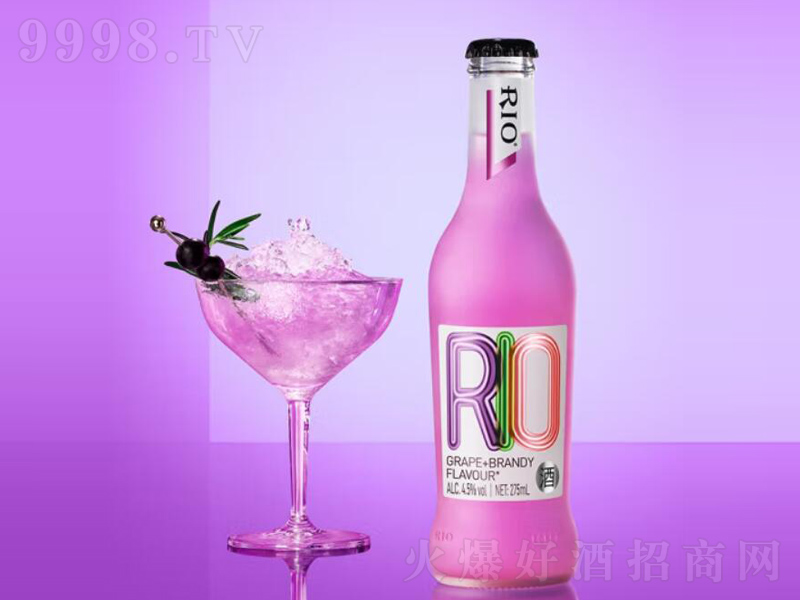 �J��RIO��ƹ����uβ���A�{�ƽ��䲣��ƿ��ɫ��4.2��275ml��